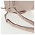 Zaino TOD'S Wave Line in pelle Rosa Argento Auth BA15794A - vista 15