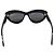 Lunettes de soleil LOEWE Plastic Black Gold Auth 206150V Noir Doré - vue 2