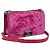 Borsa a tracolla con catena CHANEL Matelasse Boy Chanel Velluto Rosa Argento CC Auth 206259M