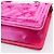 Borsa a tracolla con catena CHANEL Matelasse Boy Chanel Velluto Rosa Argento CC Auth 206259M - vista 12