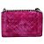Borsa a tracolla con catena CHANEL Matelasse Boy Chanel Velluto Rosa Argento CC Auth 206259M - vista 3