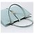 Borsa GUCCI Micro Guccissima Jackie PVC Pelle Azzurro 002 1065 Auth ep16106 D'oro Blu chiaro - vista 7