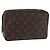 LOUIS VUITTON Monogram Trousse Toilette 28 Clutch Bag M47522 LV Auth 206244 Monogramma