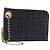 Borsa a pochette CHANEL Choco Bar in pelle d'agnello nera e oro CC Auth 206033V Nero D'oro