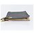 Borsa a pochette CHANEL Choco Bar in pelle d'agnello nera e oro CC Auth 206033V Nero D'oro - vista 5