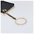 Borsa a pochette CHANEL Choco Bar in pelle d'agnello nera e oro CC Auth 206033V Nero D'oro - vista 7