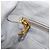 PRADA Canapa MM Handtasche Canvas Hellblau Goldfarben Auth bs37121 - Ansicht 25