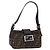 Borsa a tracolla FENDI Zucca Canvas Marrone Argento Auth yk20957SAV