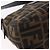 Borsa a tracolla FENDI Zucca Canvas Marrone Argento Auth yk20957SAV - vista 17
