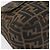 Borsa a Tracolla FENDI Zucca Canvas Mamma Baguette Nero e Marrone Auth LN208V - vista 15