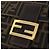 Borsa a Tracolla FENDI Zucca Canvas Mamma Baguette Nero e Marrone Auth LN208V - vista 20