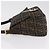 Borsa a Tracolla FENDI Zucca Canvas Mamma Baguette Nero e Marrone Auth LN208V - vista 4