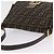 Borsa a Tracolla FENDI Zucca Canvas Mamma Baguette Nero e Marrone Auth LN208V - vista 6