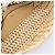 Borsa a tracolla FENDI Mamma Baguette in rafia 2way Beige Gold Auth yk20905SAM D'oro - vista 10