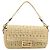 Borsa a tracolla FENDI Mamma Baguette in rafia 2way Beige Gold Auth yk20905SAM D'oro - vista 13