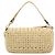 Borsa a tracolla FENDI Mamma Baguette in rafia 2way Beige Gold Auth yk20905SAM D'oro - vista 2