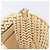 Borsa a tracolla FENDI Mamma Baguette in rafia 2way Beige Gold Auth yk20905SAM D'oro - vista 25