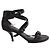 Saltos Alexander Wang em couro preto