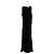 Vestido Cornelia de terciopelo negro Ulla Johnson