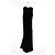 Vestido Cornelia de terciopelo negro Ulla Johnson - vista 3