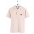 Polo Moncler in cotone beige da uomo