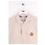 Polo Moncler in cotone beige da uomo - vista 2
