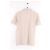 Polo Moncler in cotone beige da uomo - vista 3