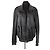 Yves Saint Laurent Lederjacke Schwarz Herren L