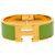 Bracciale Hermès Clic Clac H PM largo in smalto verde