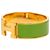 Bracciale Hermès Clic Clac H PM largo in smalto verde - vista 2