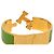 Bracciale Hermès Clic Clac H PM largo in smalto verde - vista 5