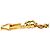 Collana lunga Chanel con pendente a lente d'ingrandimento placcata oro D'oro - vista 5
