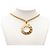 Collana lunga Chanel con pendente a lente d'ingrandimento placcata oro D'oro - vista 7