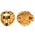 Orecchini a clip Chanel CC placcati in oro D'oro - vista 3