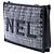 Clutch da polso Chanel Large Quilted Tweed PVC Logo Nera Nero - vista 2