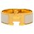 Bracciale Hermès Clic Clac H PM largo in smalto bianco