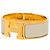 Bracciale Hermès Clic Clac H PM largo in smalto bianco - vista 2