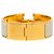 Bracciale Hermès Clic Clac H PM largo in smalto bianco - vista 3