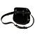 Bolso bandolera Prada Impuntu Velluto Corsaire negro - vista 2