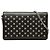 Autre Marque Borsa a tracolla Kate Wallet On Chain in pelle di vitello nera con borchie a stella Saint Laurent Nero