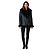 Autre Marque Michelle Mason Black Lamb Shearling Toggle Jacket - view 6