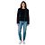 16 Céline Celine dunkelblaue Lammfell-Jacke mit Reißverschluss Marineblau - Ansicht 6