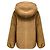 Autre Marque Giacca in shearling con cappuccio Pologeorgis Tan Cammello - vista 3