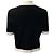 Balmain Black / White Button Front Knit Short Sleeved Jacket - view 3
