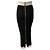 Balmain Black / White Button Front Knit Midi Skirt - view 3