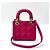 Christian Dior Lady Dior Cannage Quilt Lambskin Mini Rosa - vista 2