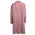 Autre Marque 'S Max Mara, gestreiftes Leinenhemdkleid Weiß Rot - Ansicht 4