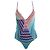 Missoni, mehrfarbiger Badeanzug mit Zig-Zag-Print Mehrfarben