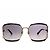 Gucci, gafas de sol cuadradas negras y doradas Negro Dorado - vista 2