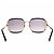 Gucci, gafas de sol cuadradas negras y doradas Negro Dorado - vista 5